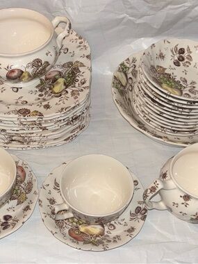 Vintage Johnson Brothers Autumn's Delight pieces  1960-78